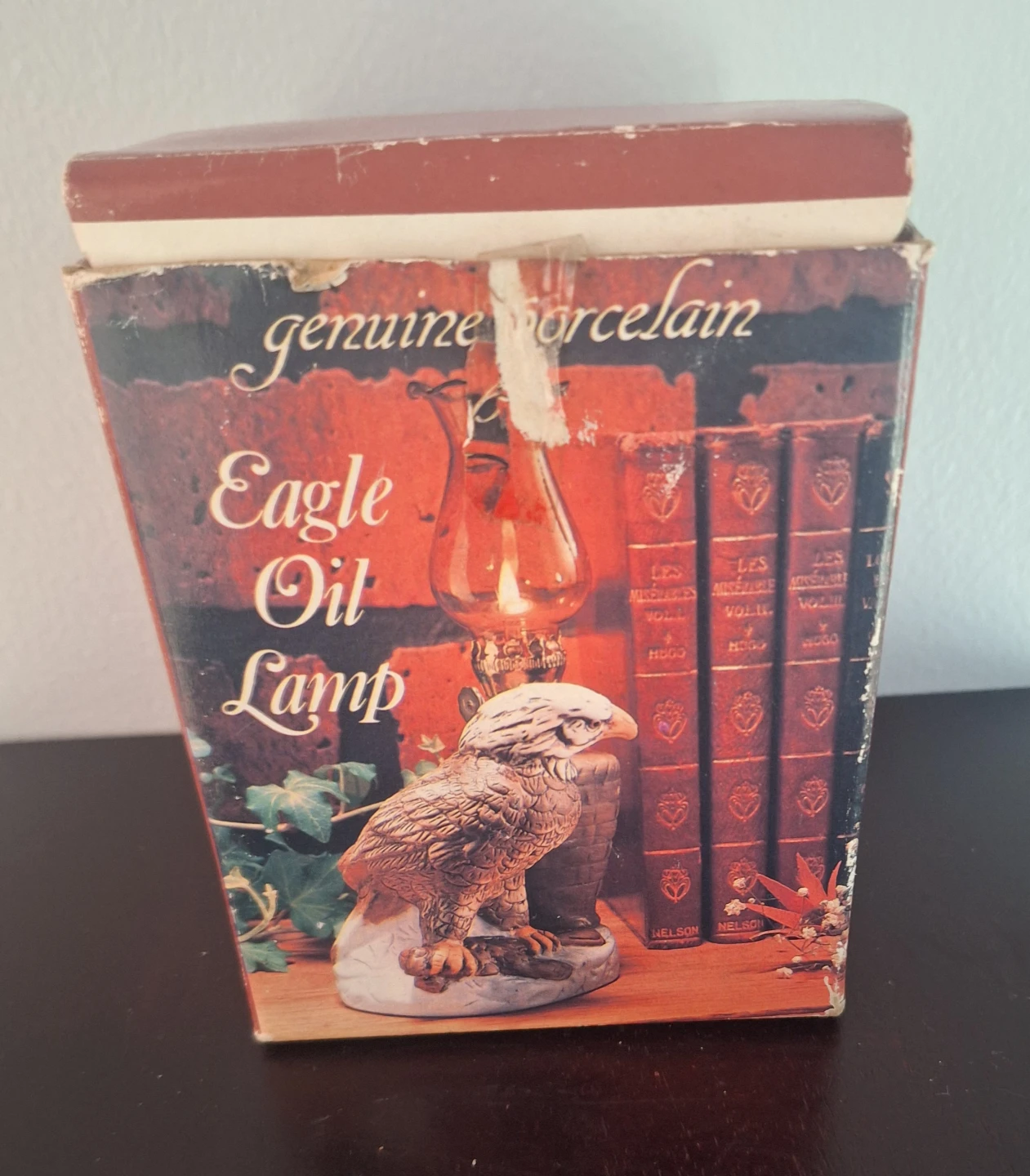 New Vintage Genuine Porcelain Oil Eagle lamp - photo 5