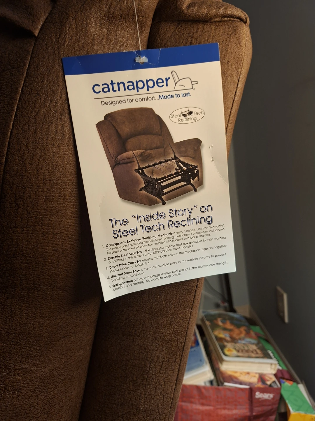 Catnapper Steel Tech Recliner - photo 2