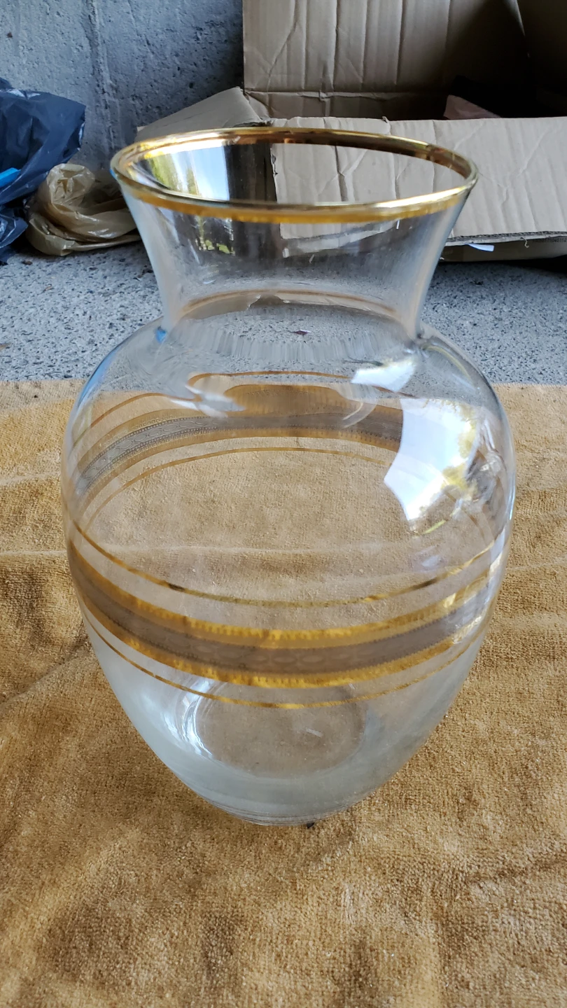 Blue Vintage Embossed Glass Bowl - photo 2