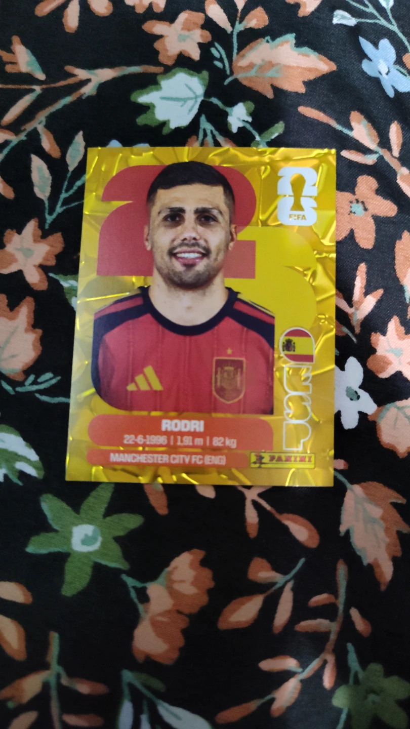 Panini FIFA World Cup 2026 Rodri Sticker