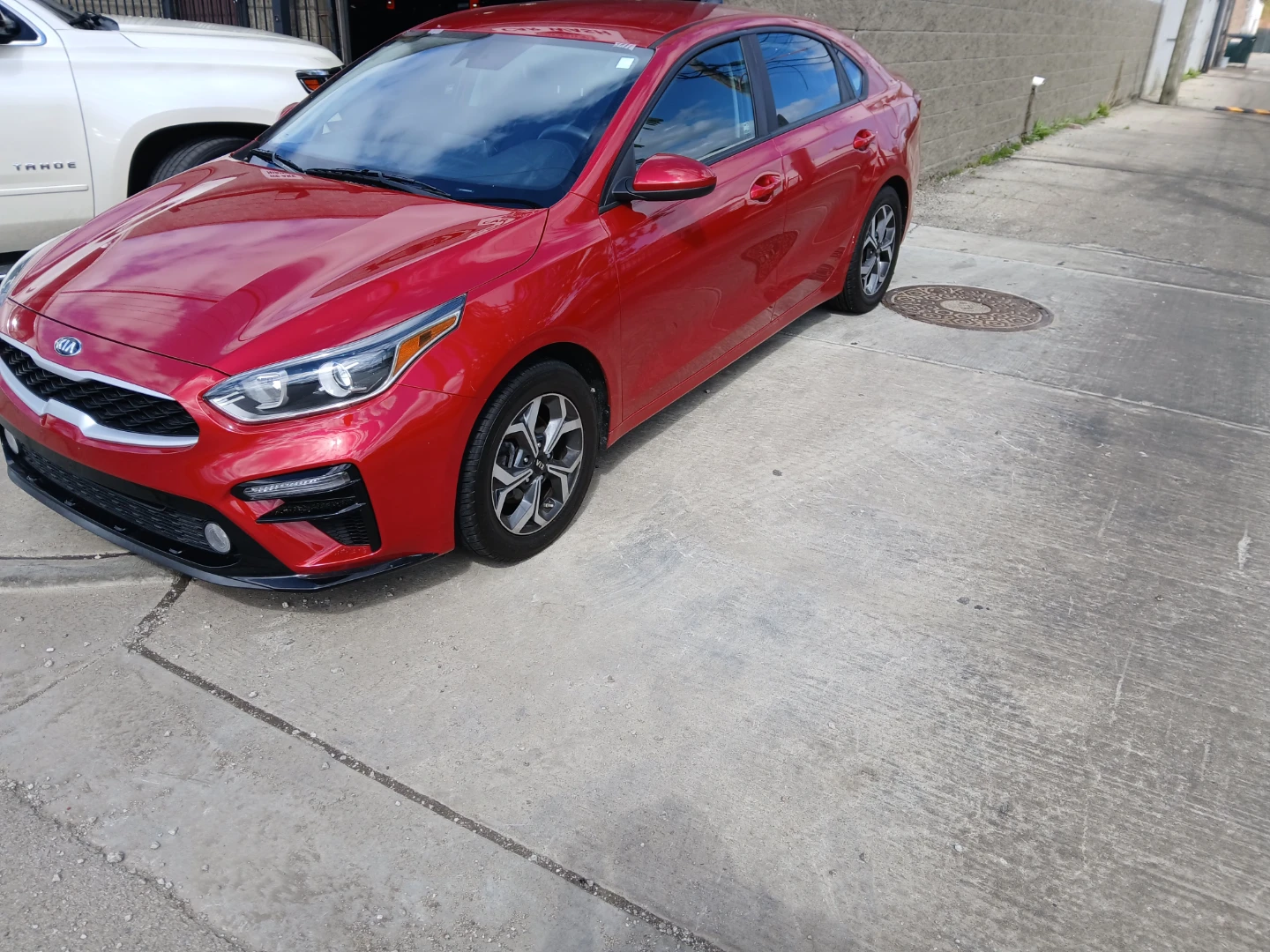 Red Kia Sedan Forte