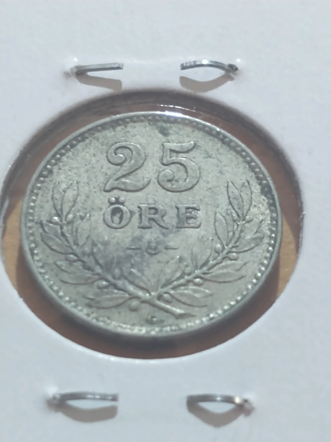 1938 Sweden Gustav V 25 Ore silver coin KM #785 - photo 3