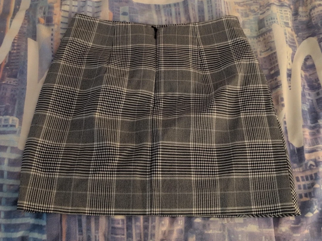 Plaid Mini Skirt