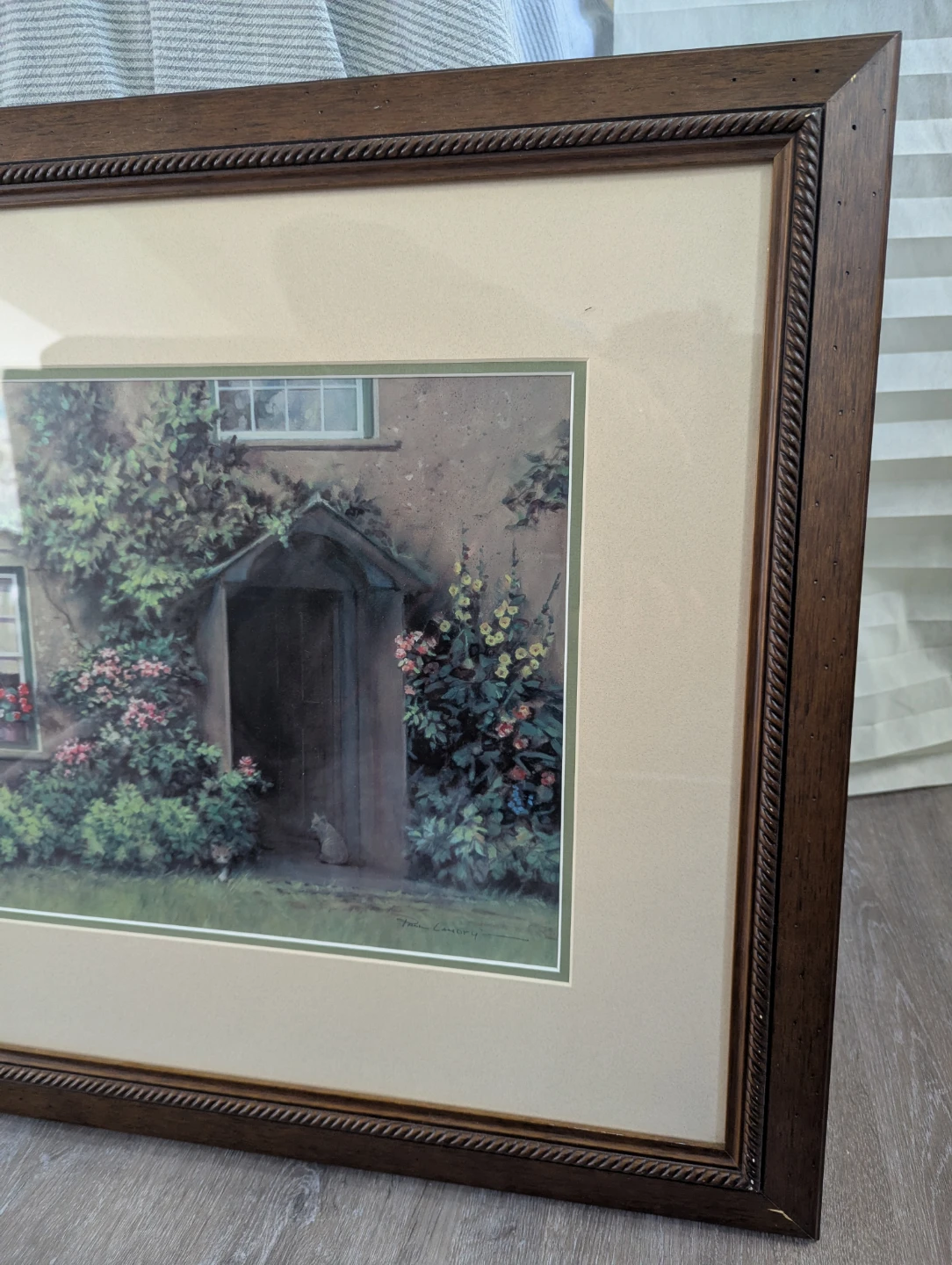 Paul Landry Beatrix Potter's Bench Framed Art Print - photo 3