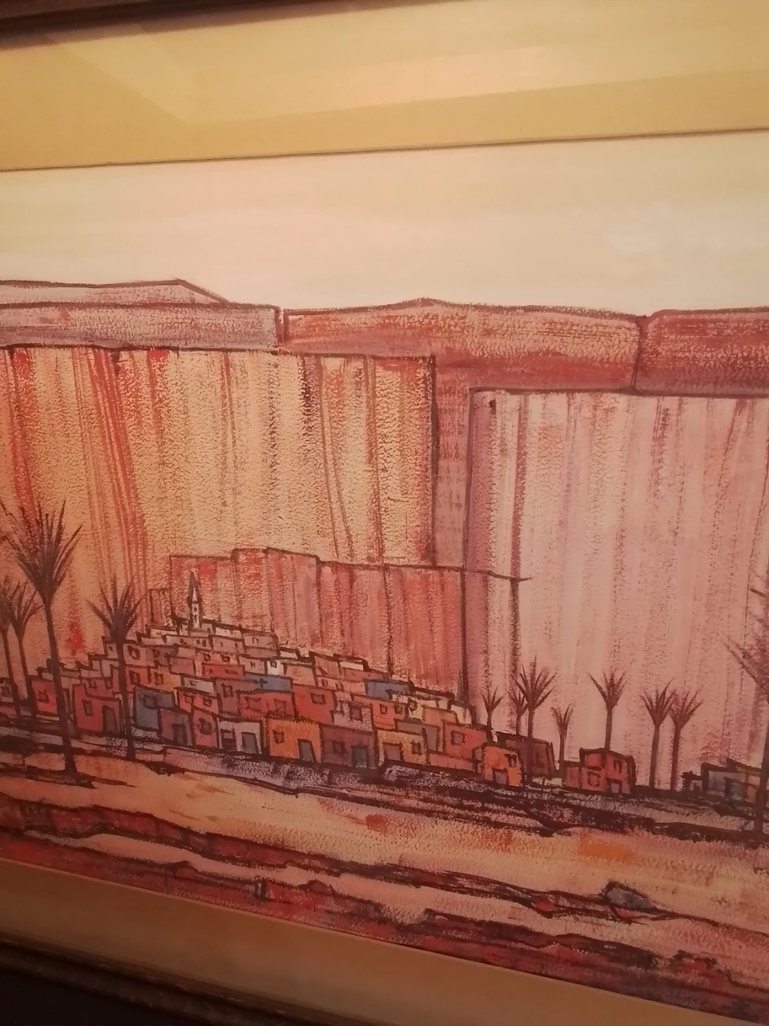Rare Mid-Century Original Mady Tiso Tempera Painting - photo 5