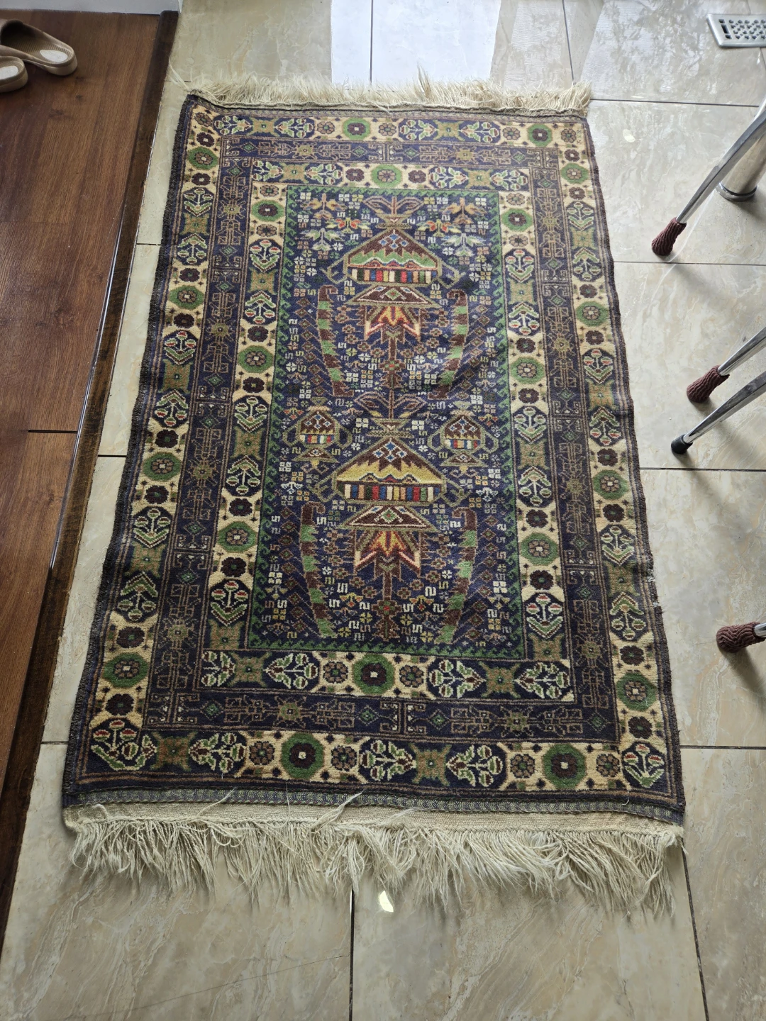 Authentic Handmade Afghan Rug – Persian Style Design