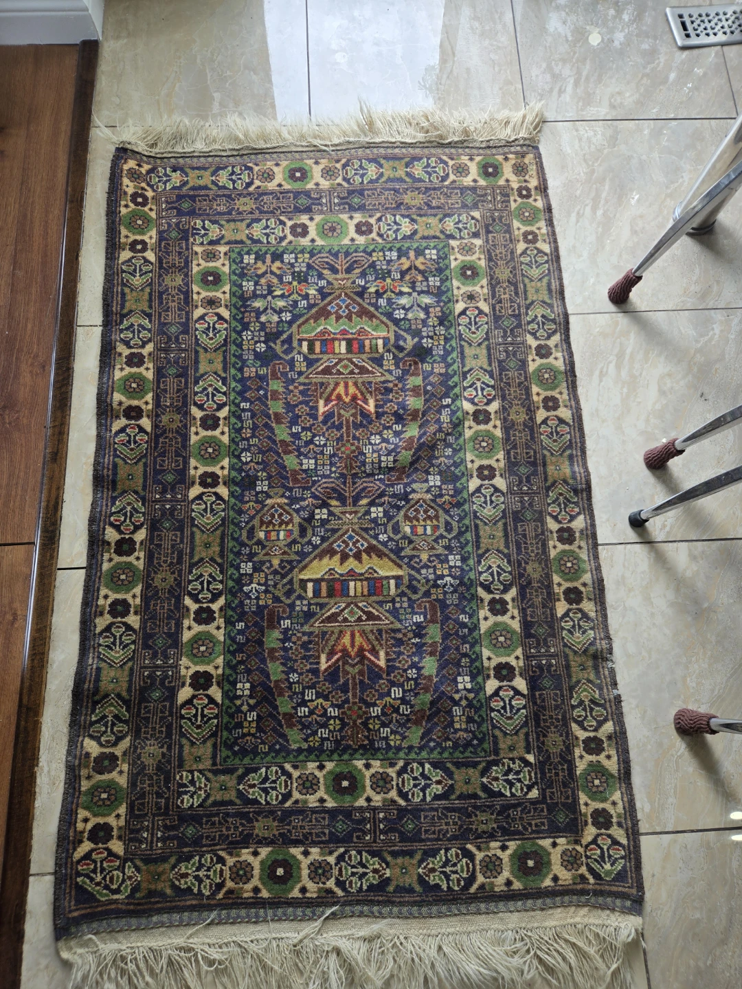 Authentic Handmade Afghan Rug – Persian Style Design - photo 2