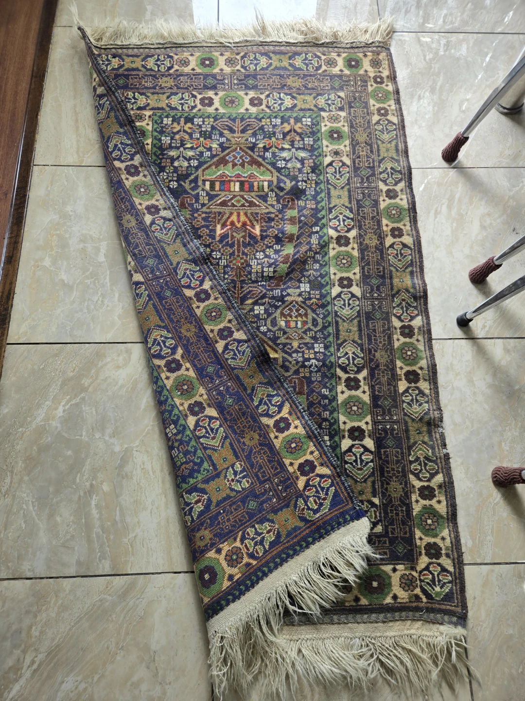 Authentic Handmade Afghan Rug – Persian Style Design - photo 3