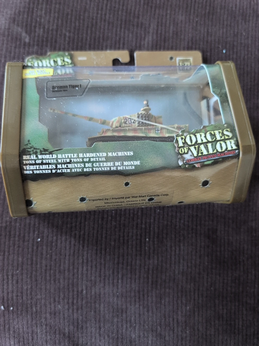 Forces of Valor German Tiger I 1:72 Scale Tank Model