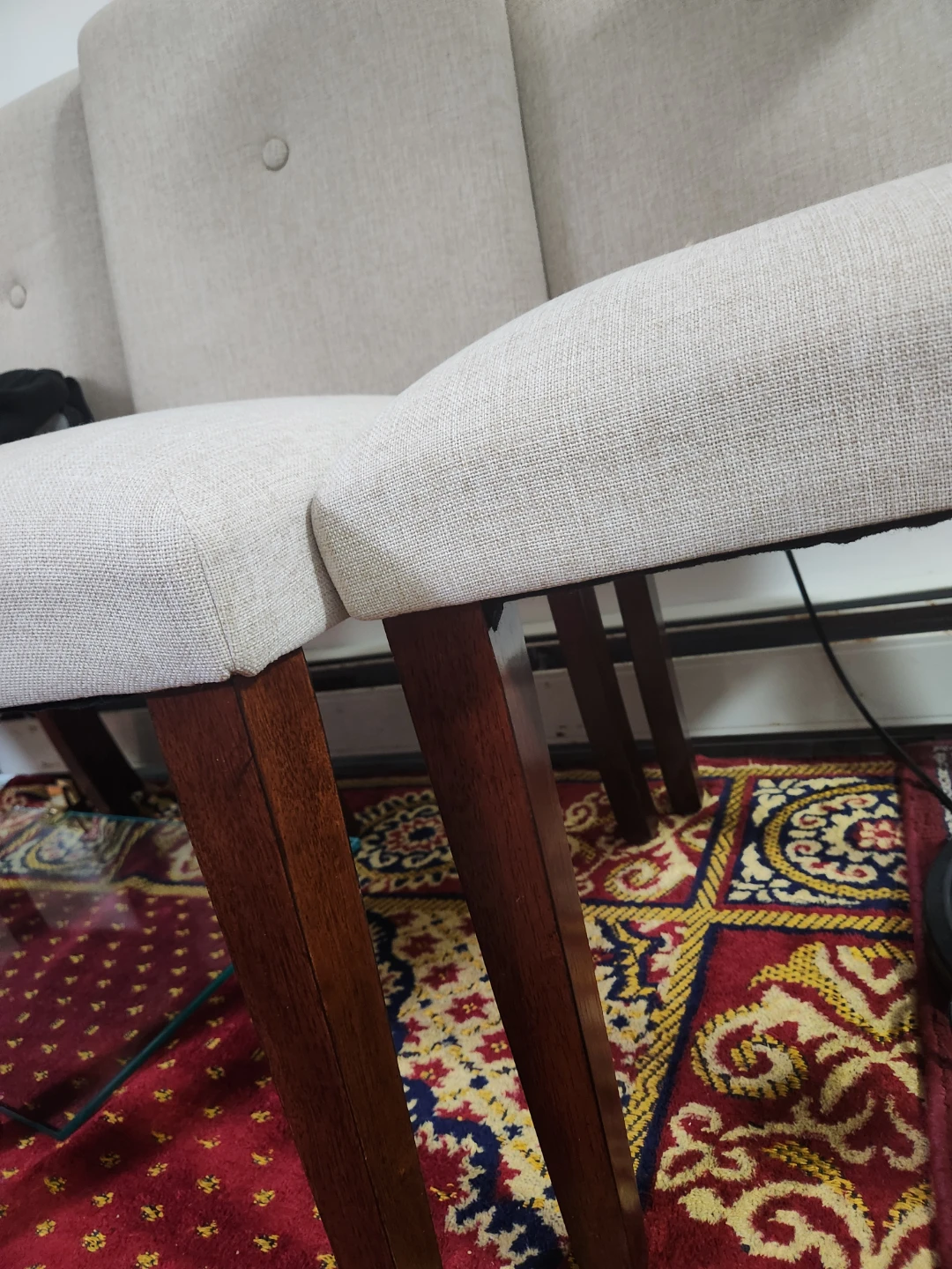 Brand New Set of 4 dining chairs in excellent condition - photo 3