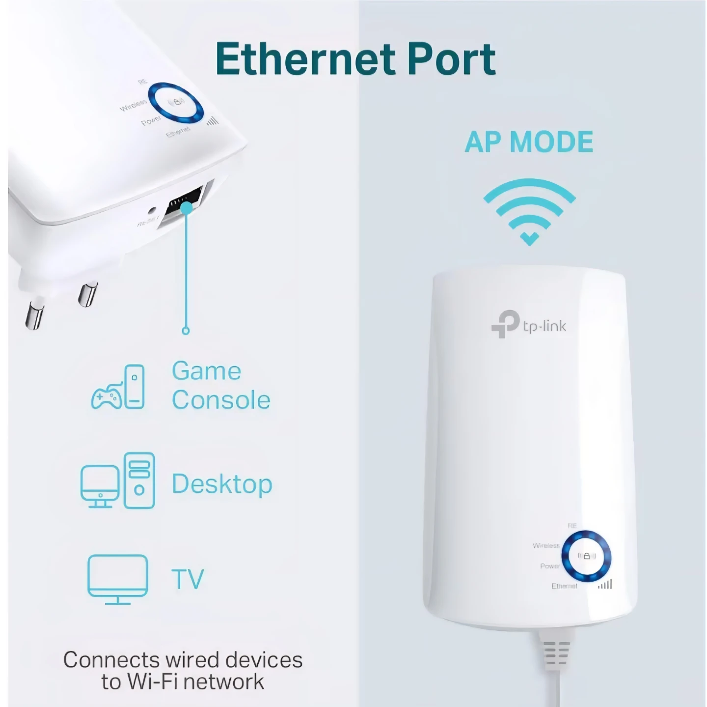 TP-Link N300 WiFi Extender TL-WA850RE - photo 2