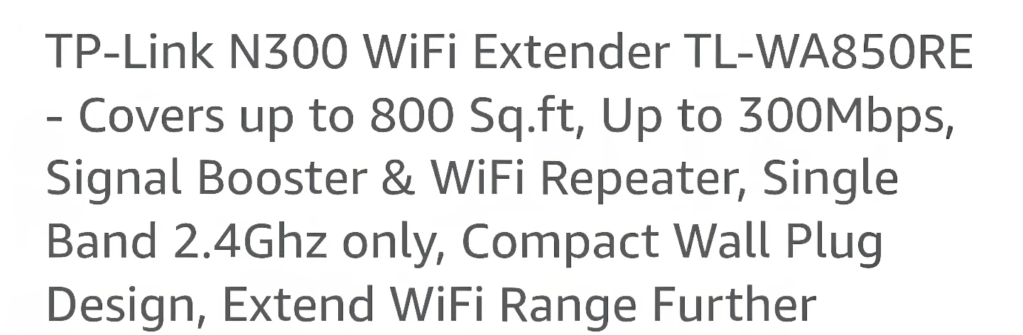 TP-Link N300 WiFi Extender TL-WA850RE - photo 5