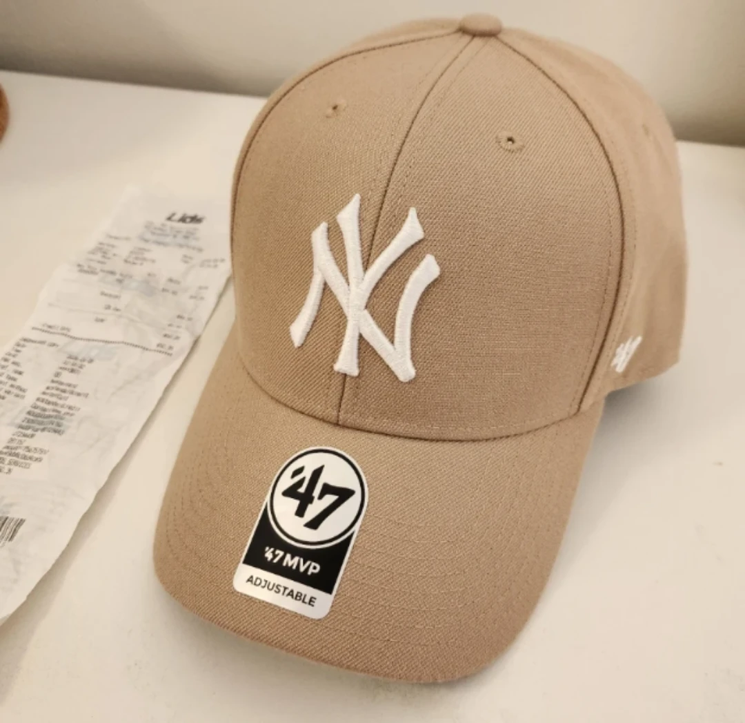 47 Brand New York Yankees MLB Core MVP Adjustable Cap Khaki