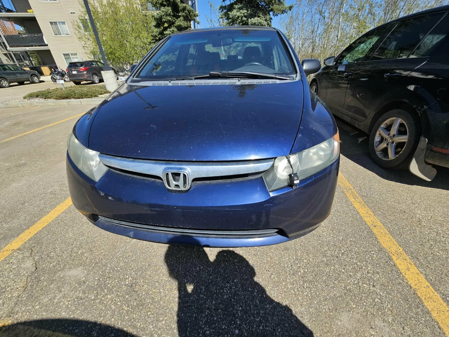 Blue Honda Civic Sedan