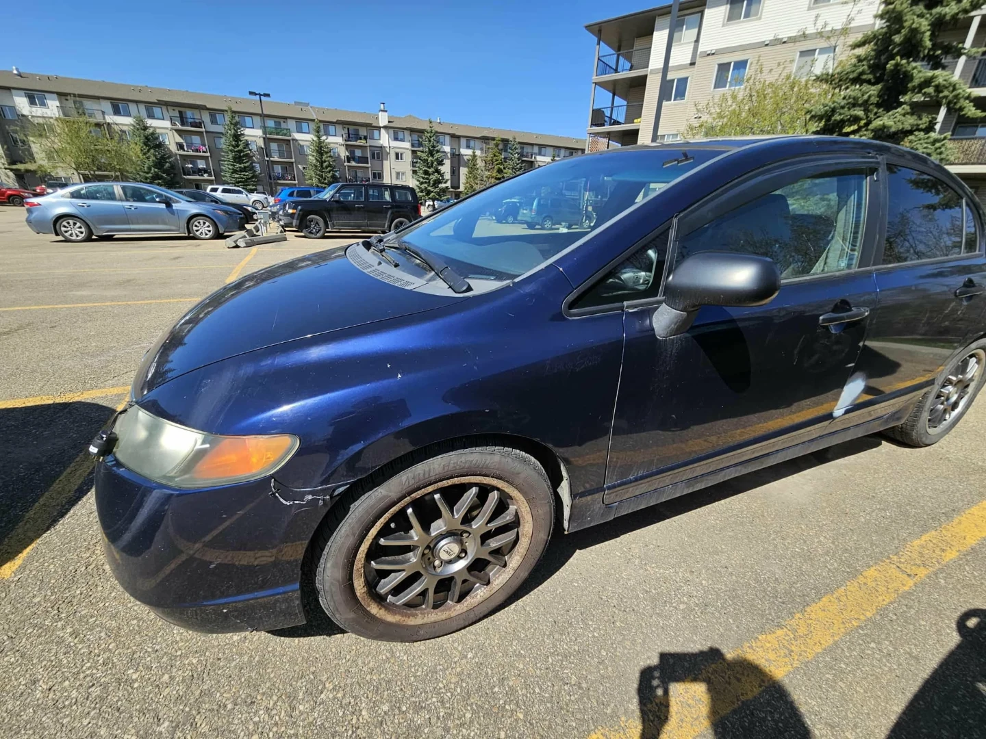 Blue Honda Civic Sedan - photo 4