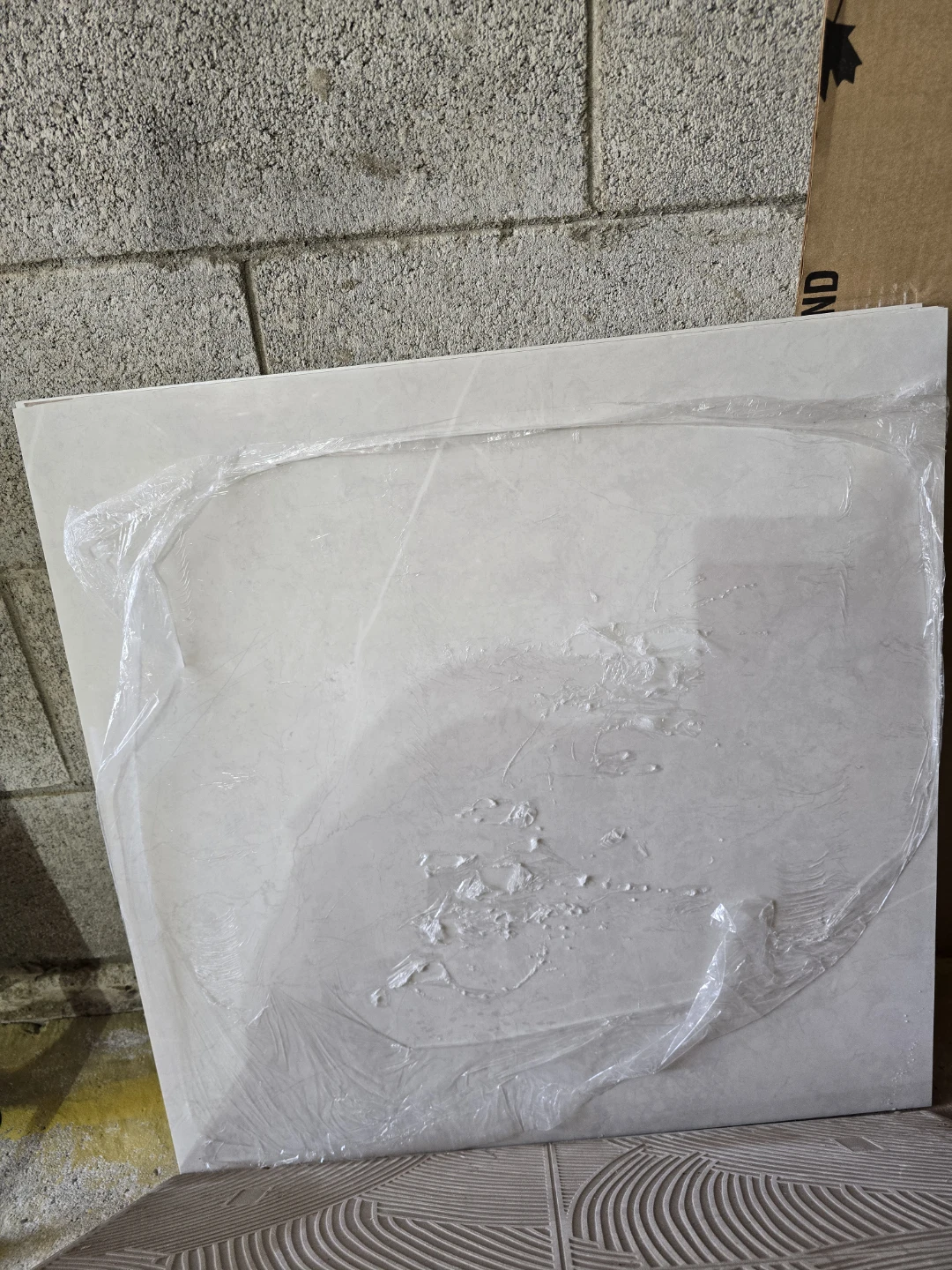 White Marble Look Tiles (Set of 5) - photo 3