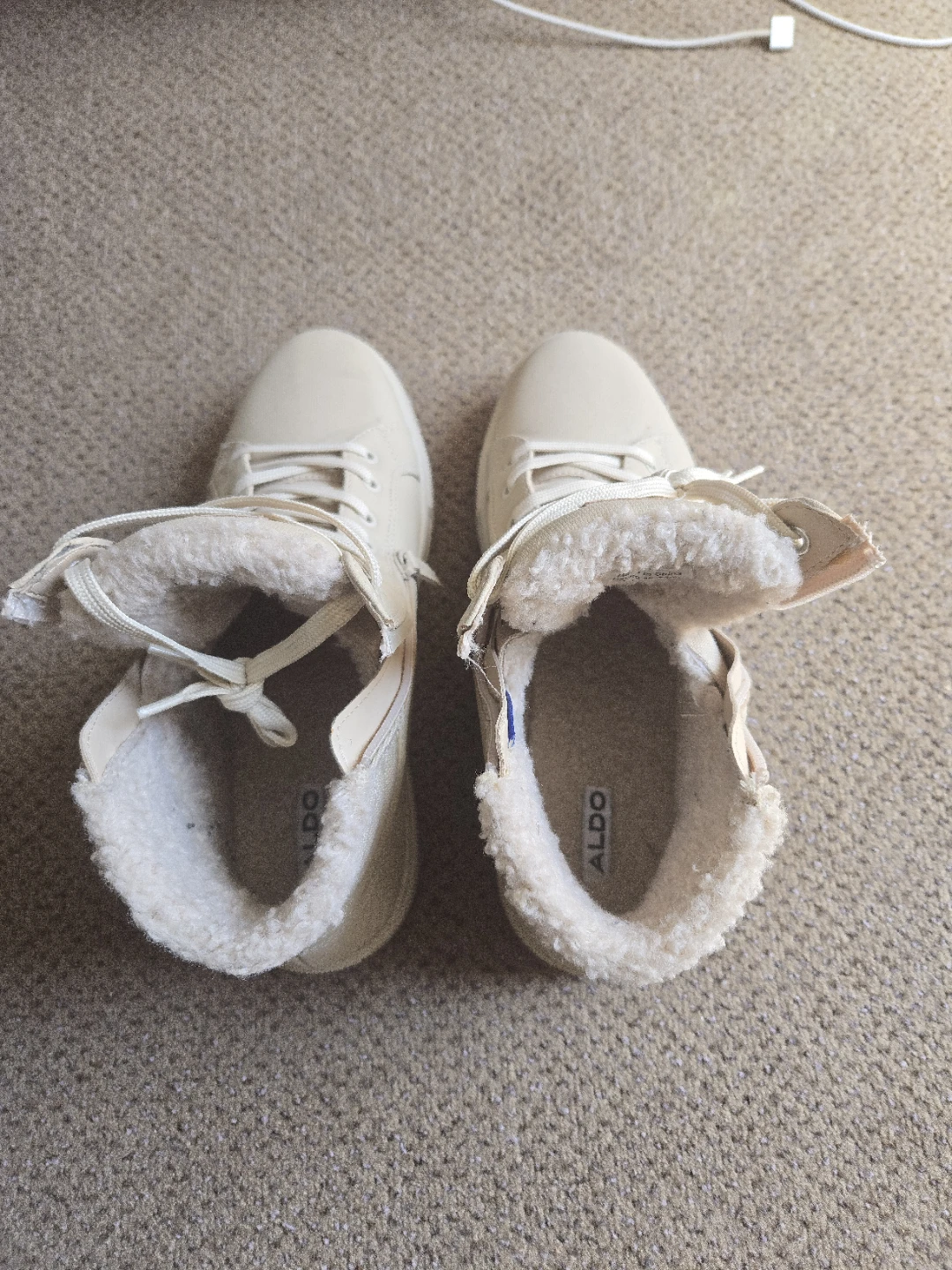 ALDO Unisex Winter-Top Sneakers - Beige - photo 2