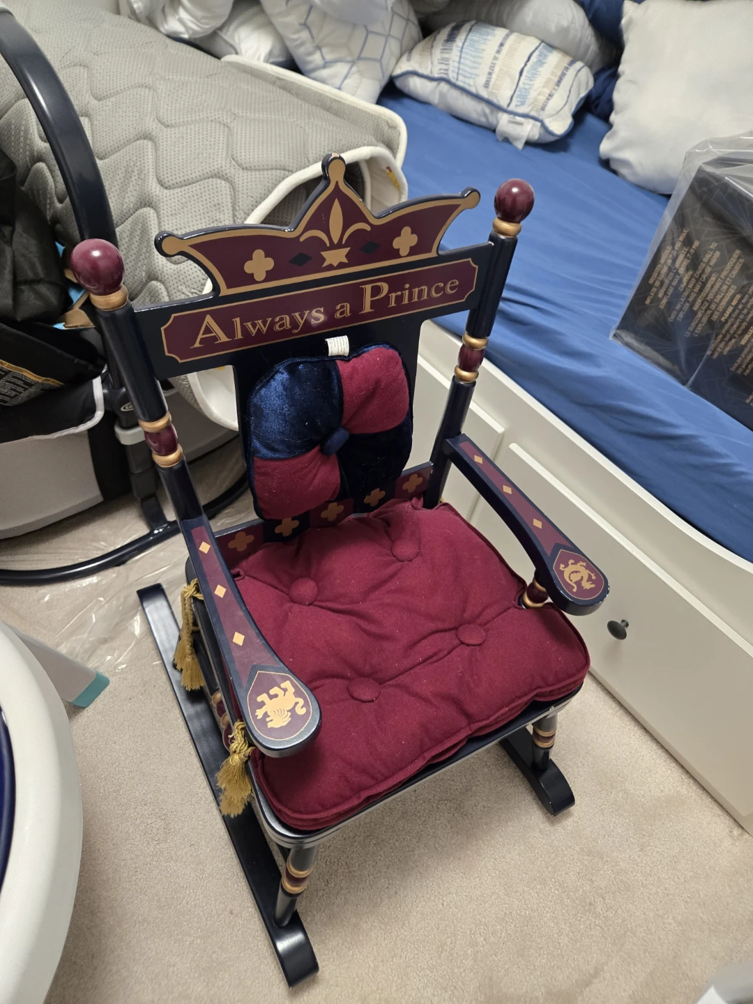 Kids Rocking Chair - Always a Prince