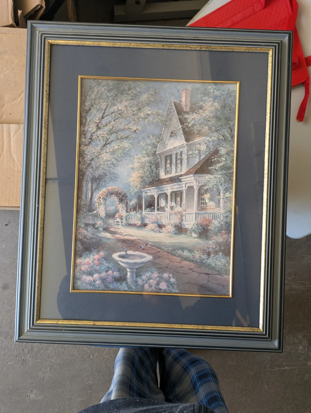 Framed Country House Landscape Art Prints - photo 2