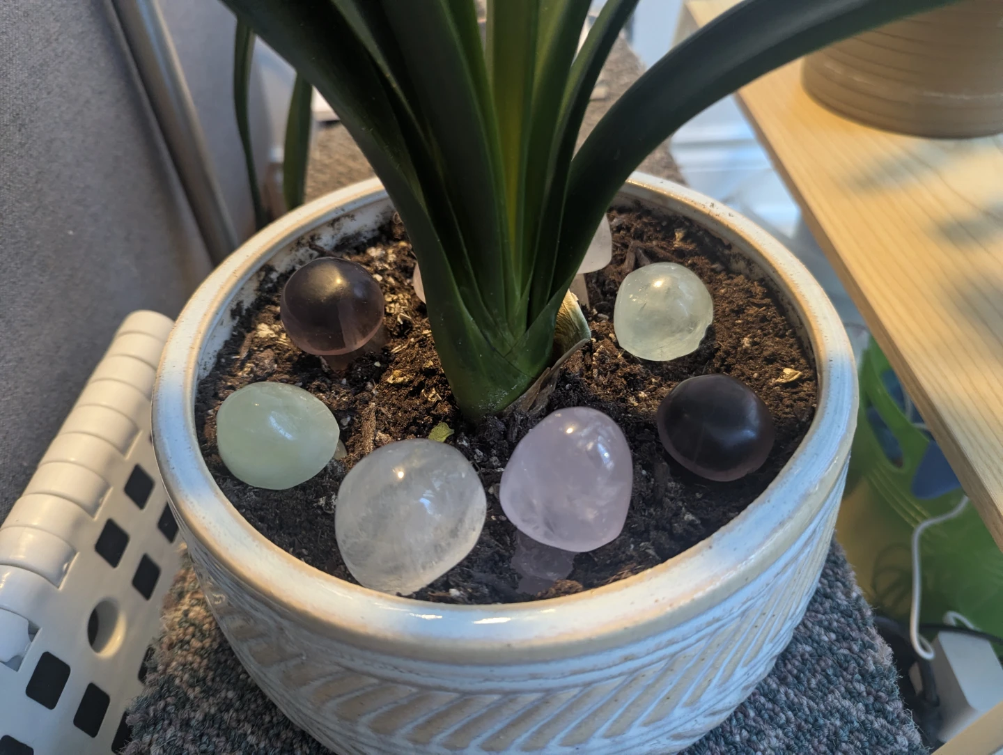 Assorted Gemstones for Plant Pots