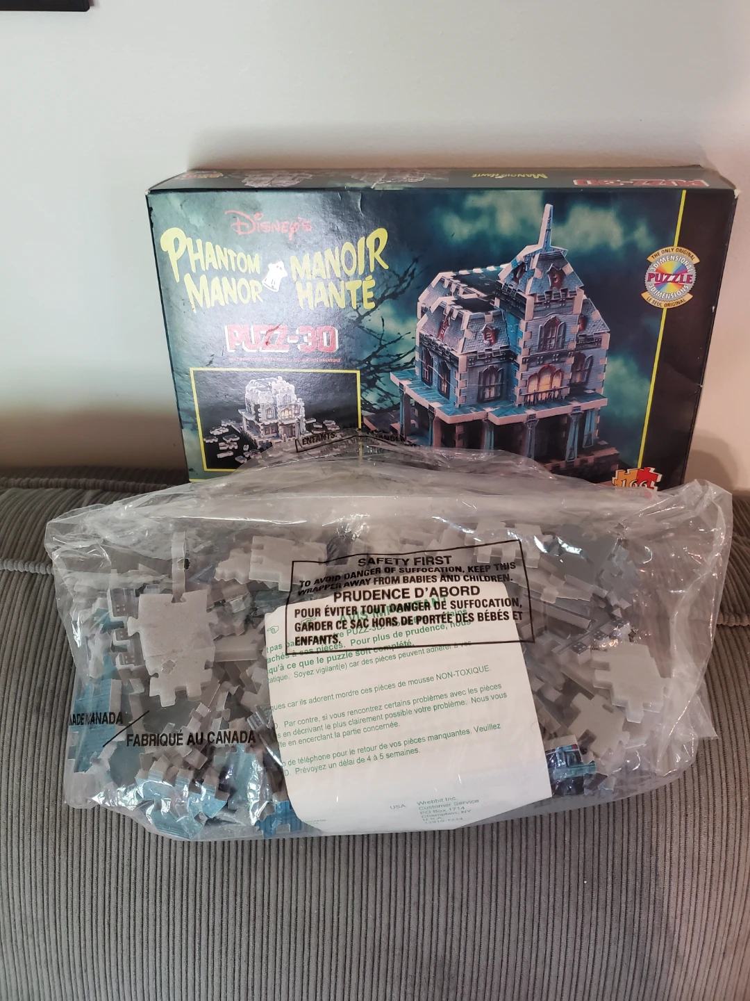 Vtg. Disney Phantom Manor Puzz-3D puzzle NEW Wrebbit - photo 4