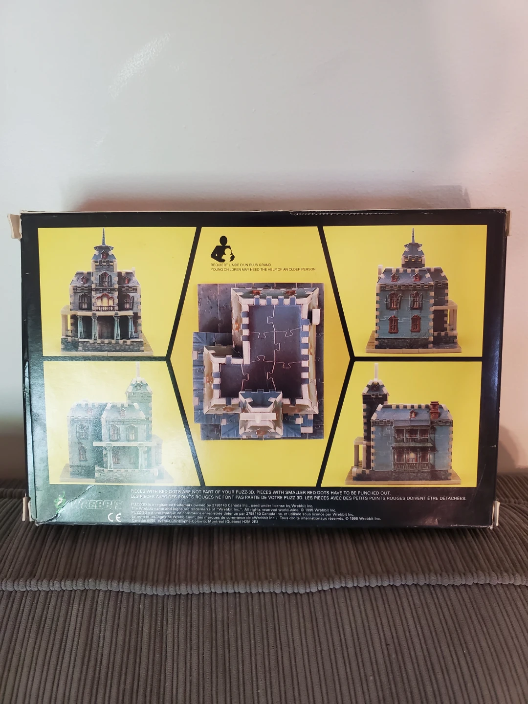 Vtg. Disney Phantom Manor Puzz-3D puzzle NEW Wrebbit - photo 5
