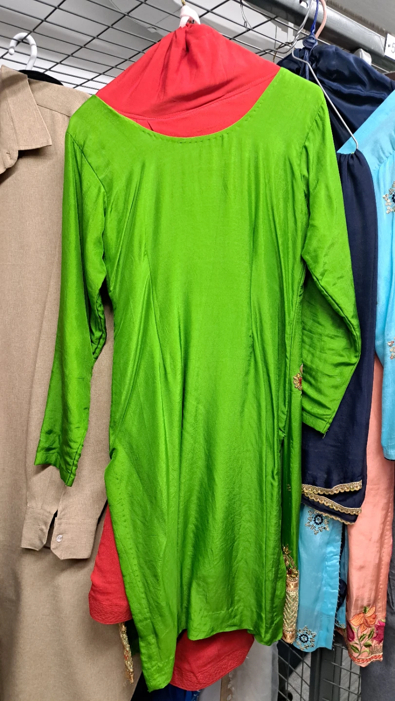 Women's Salwaar Kameez - parrot green - photo 2