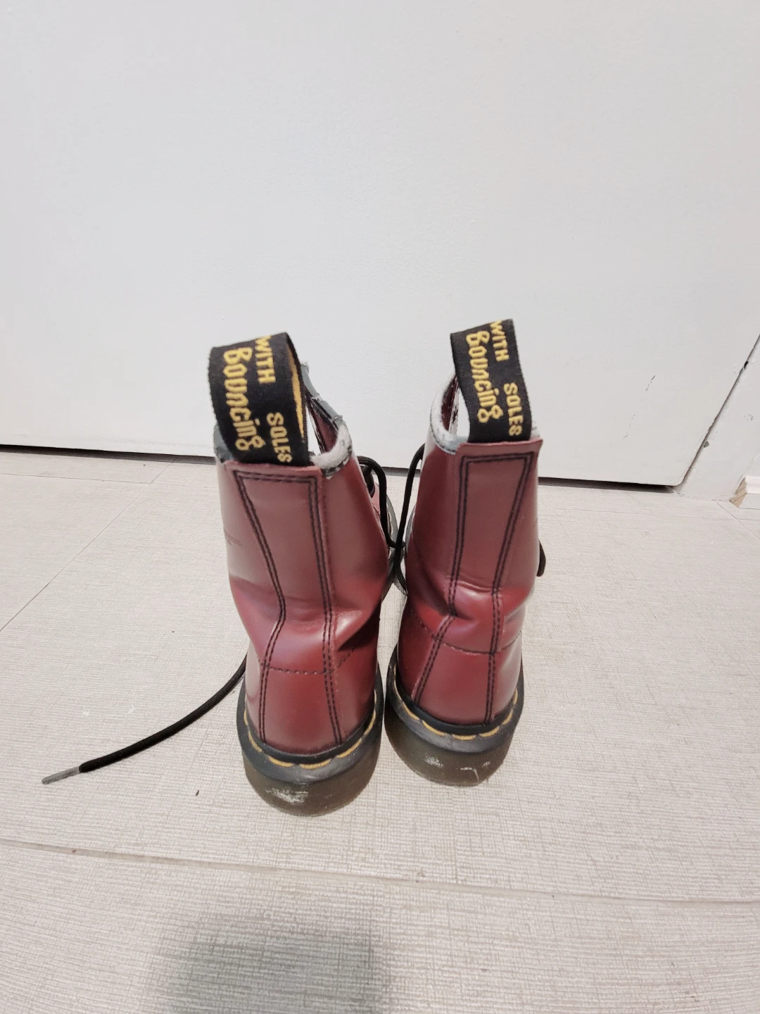 Dr. Martens Red Leather Boots - photo 2