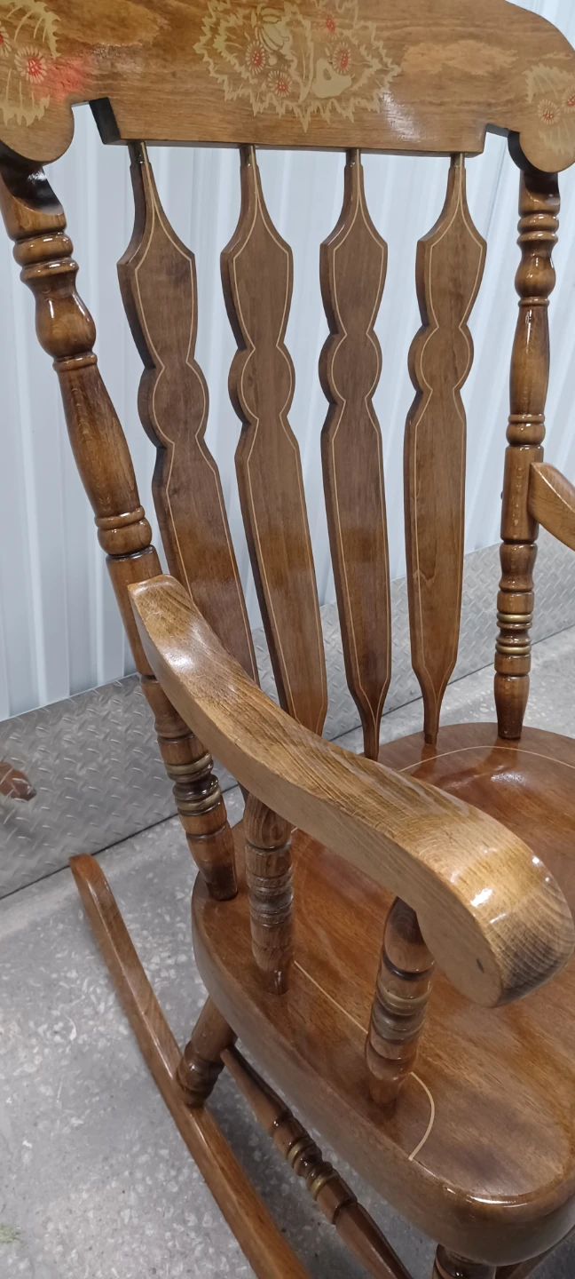 CLASSY LARGE ROCKING CHAIR vintage  Good Quality - photo 5