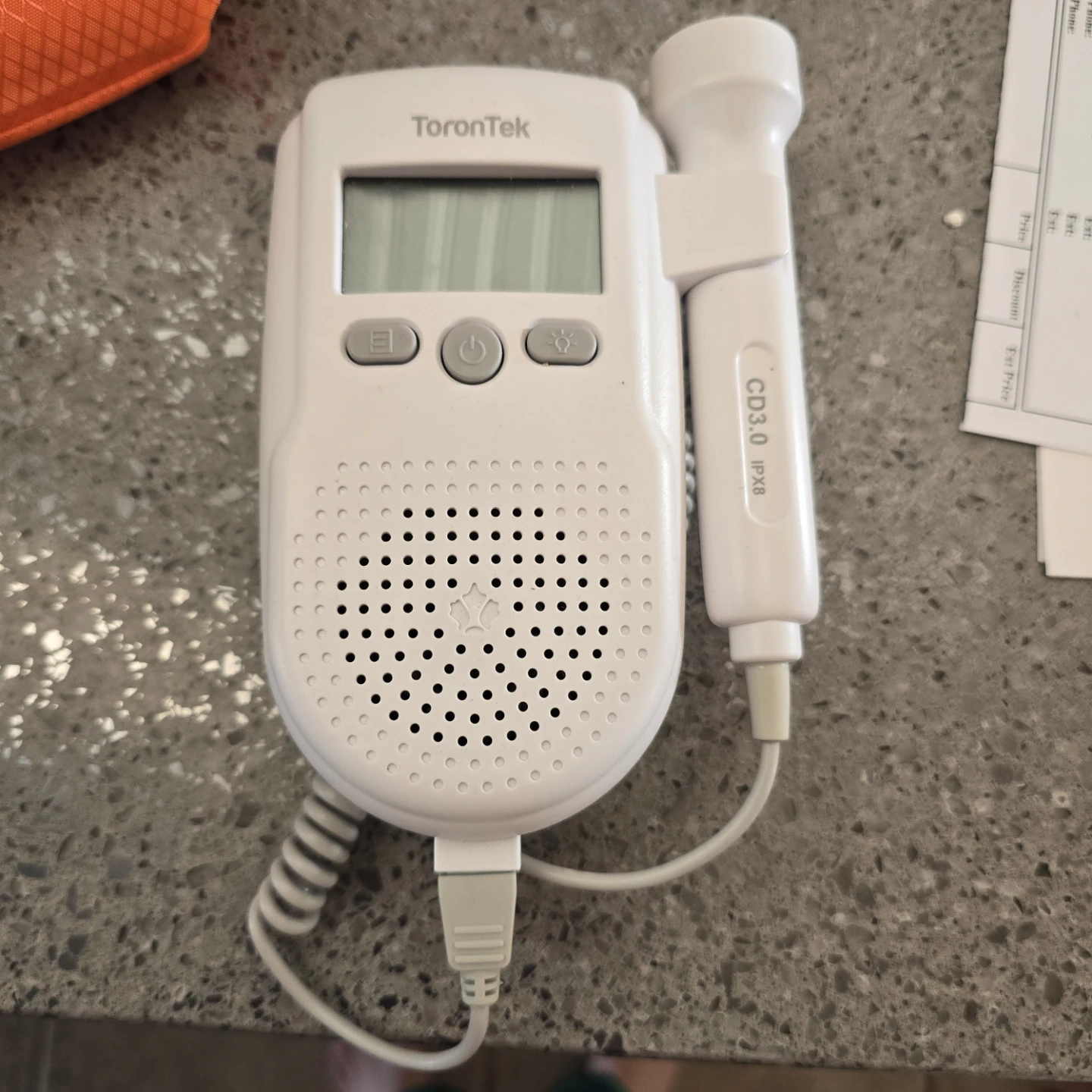 ToronTek CD3.0 Baby Fetal Doppler Monitor