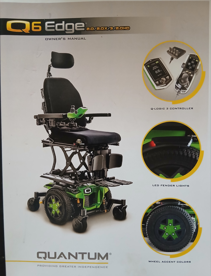 Quantum Q6 Edge Power Wheelchair