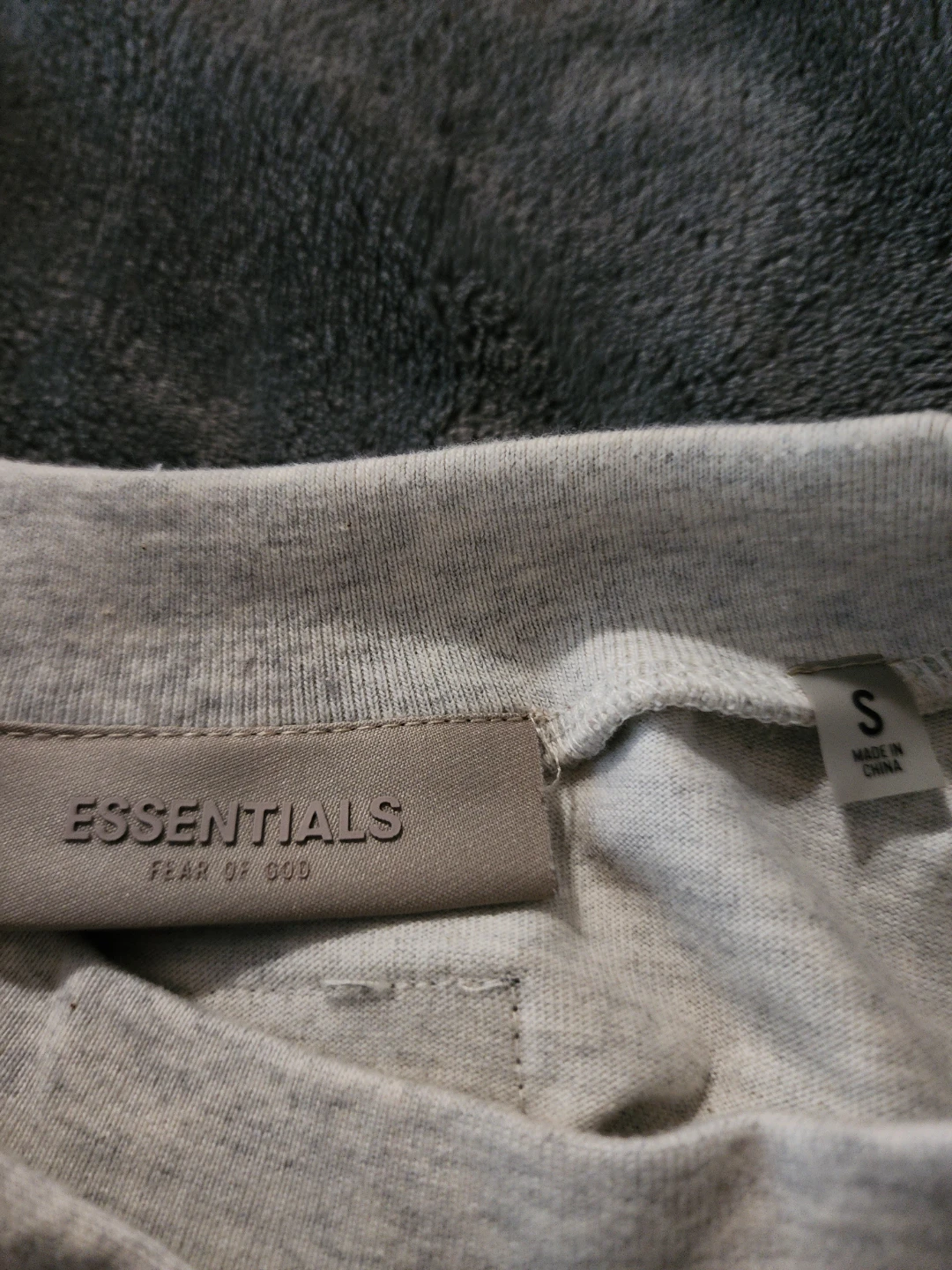 Fear of God Essentials T-Shirt - Light Grey - Size S - photo 4
