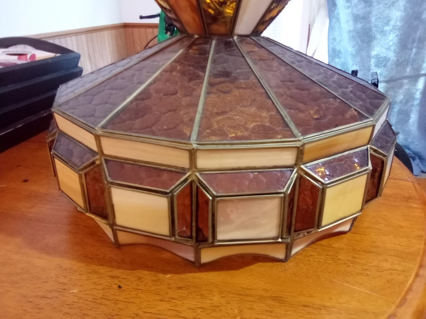 Stained Glass Ceiling Light Fixture Shade - photo 3