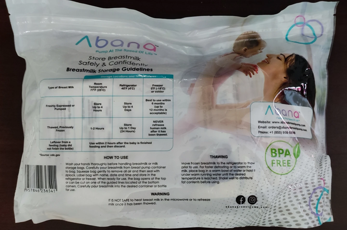 Abana Store Breastmilk Pre-Sterilized Bags (100 count) - photo 2