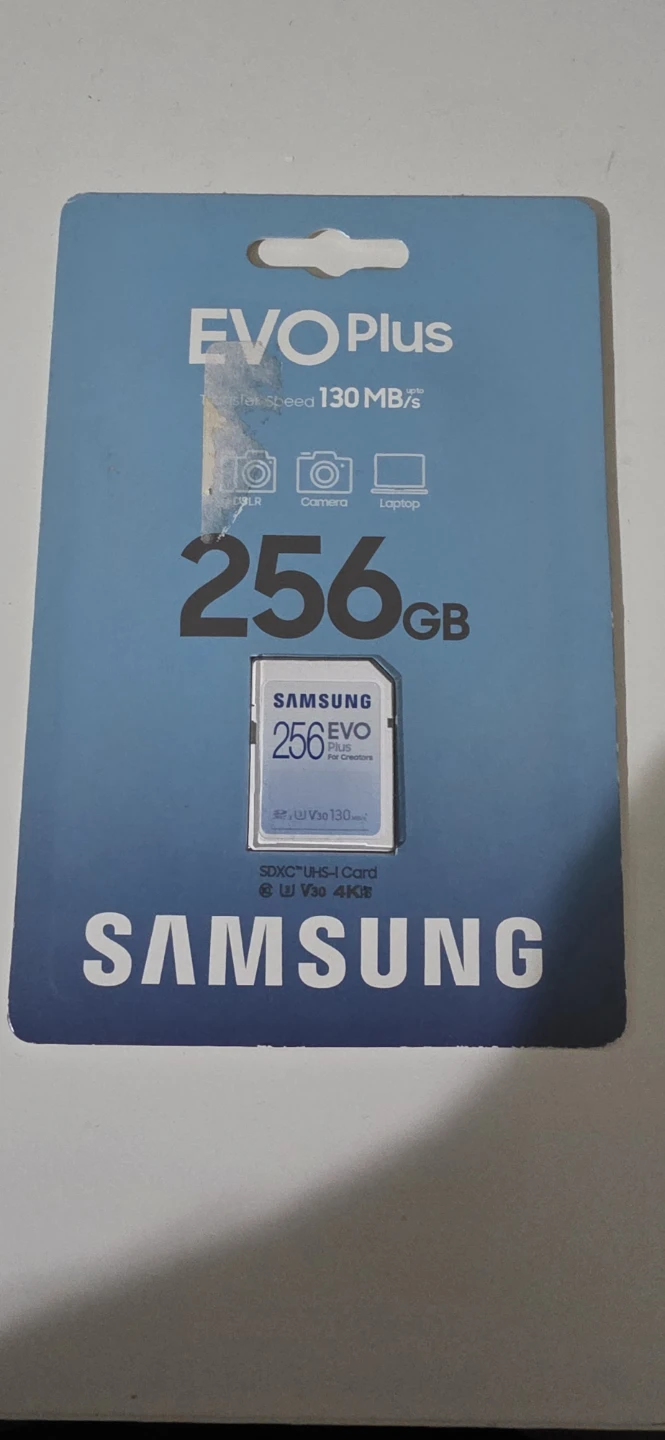 Samsung EVO Plus 256GB SDXC UHS-I Card