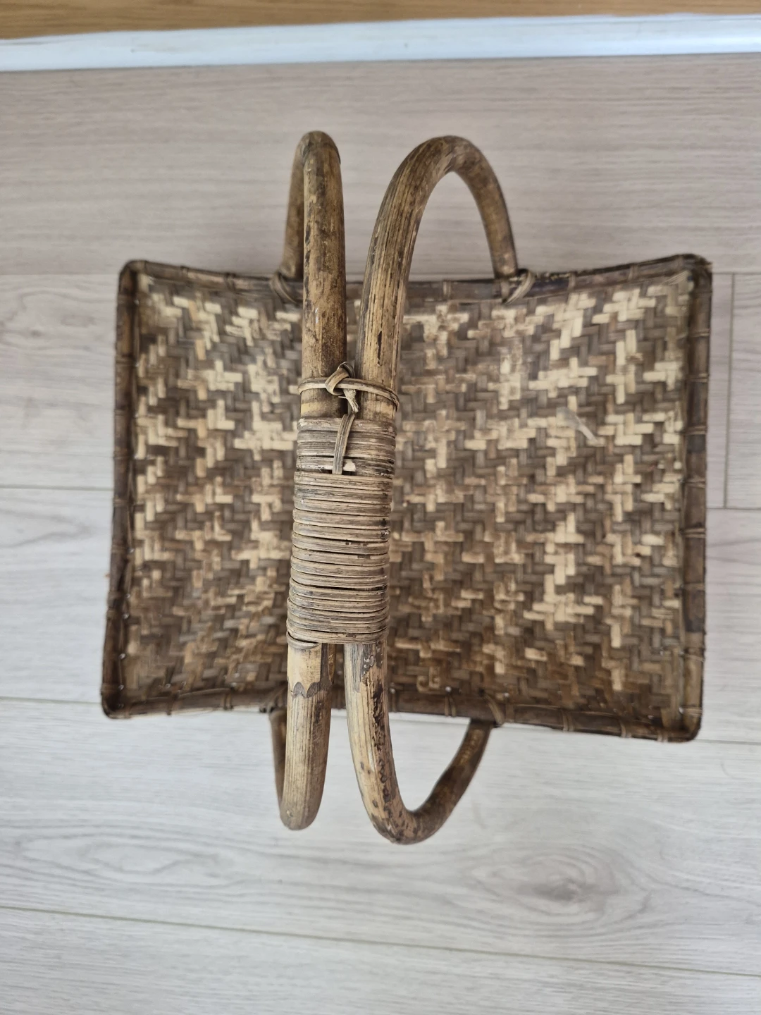 Woven Basket with Handle - photo 2