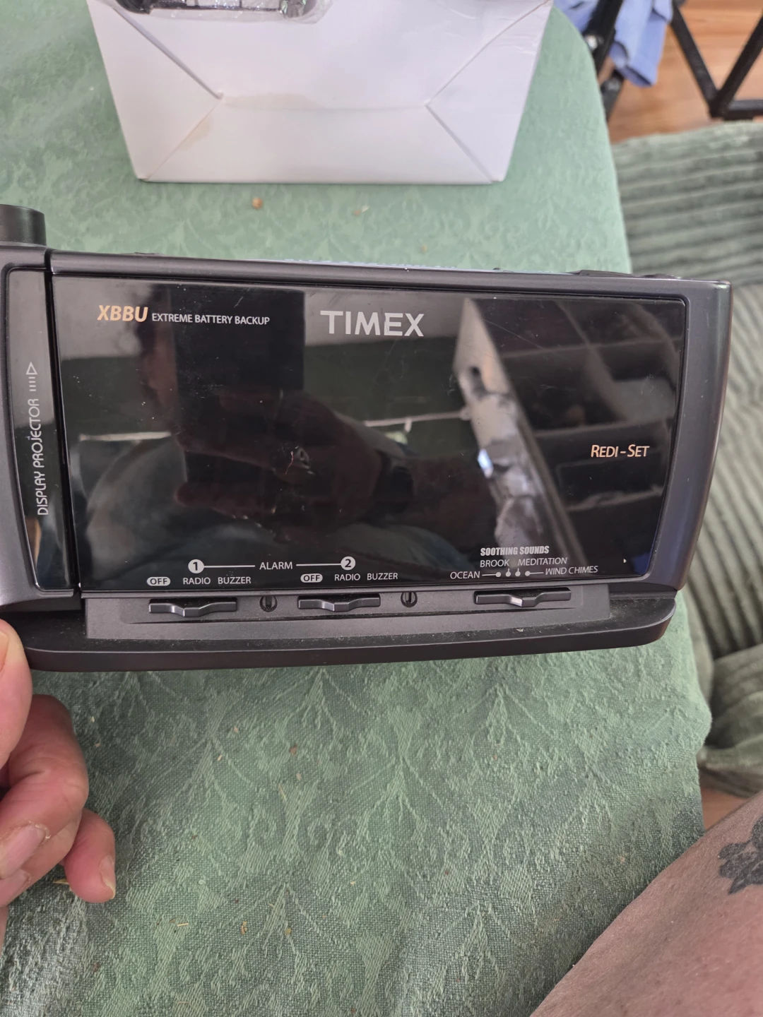Timex Extreme Battery Backup Alarm Clock with Display Projector