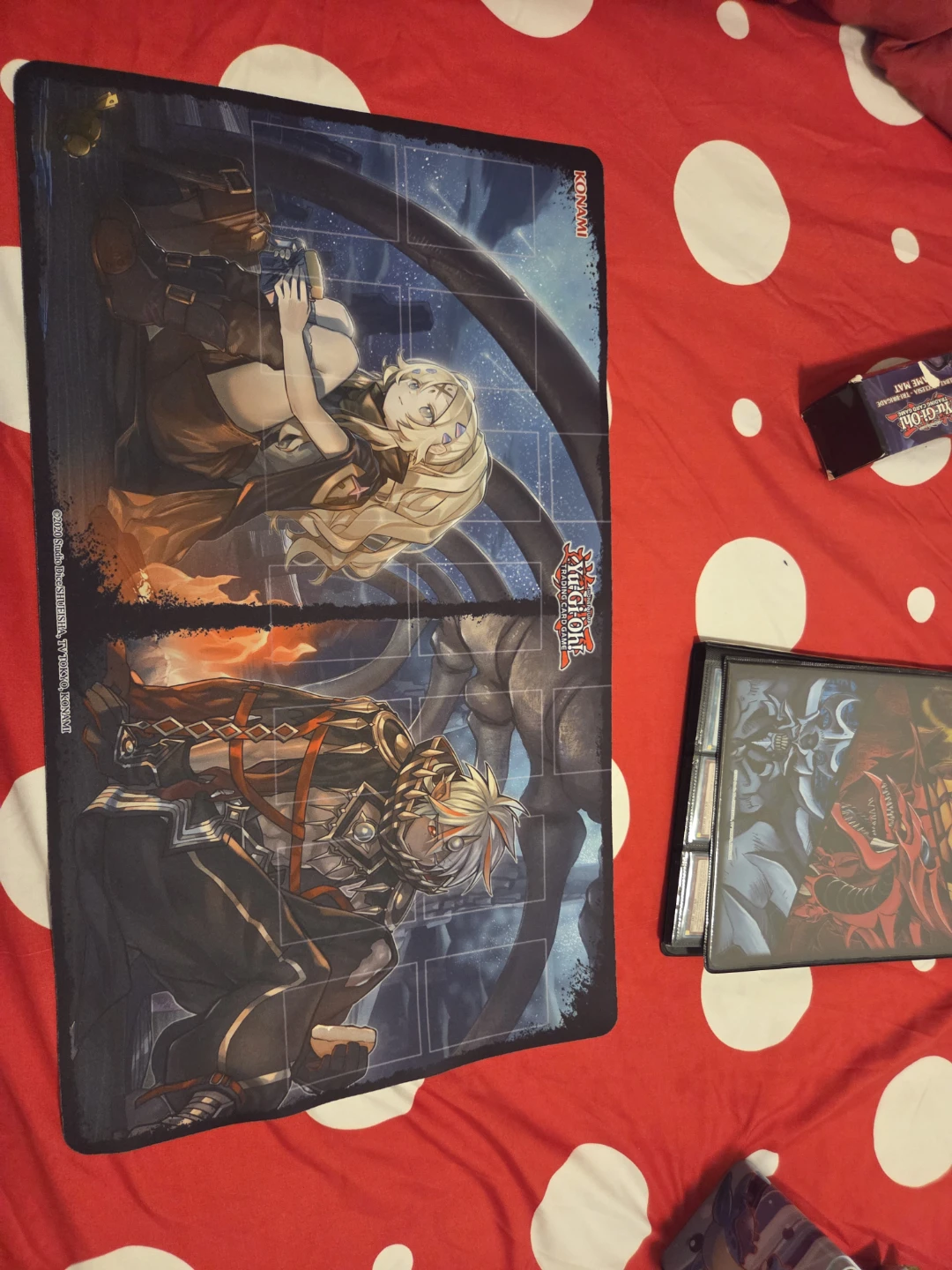 Pokemon & Yu-Gi-Oh! Trading Card Playmats and Card Binder - photo 5