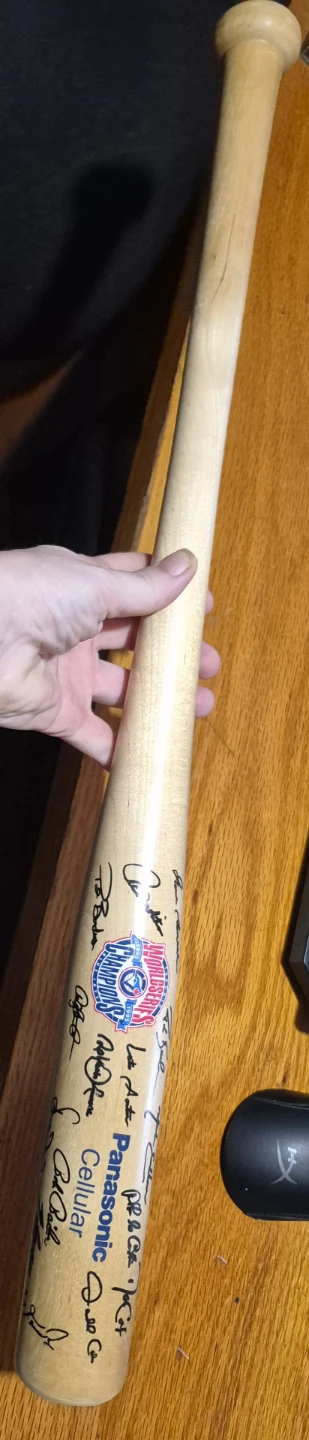 Signed Baseball Bat - Panasonic Cellular