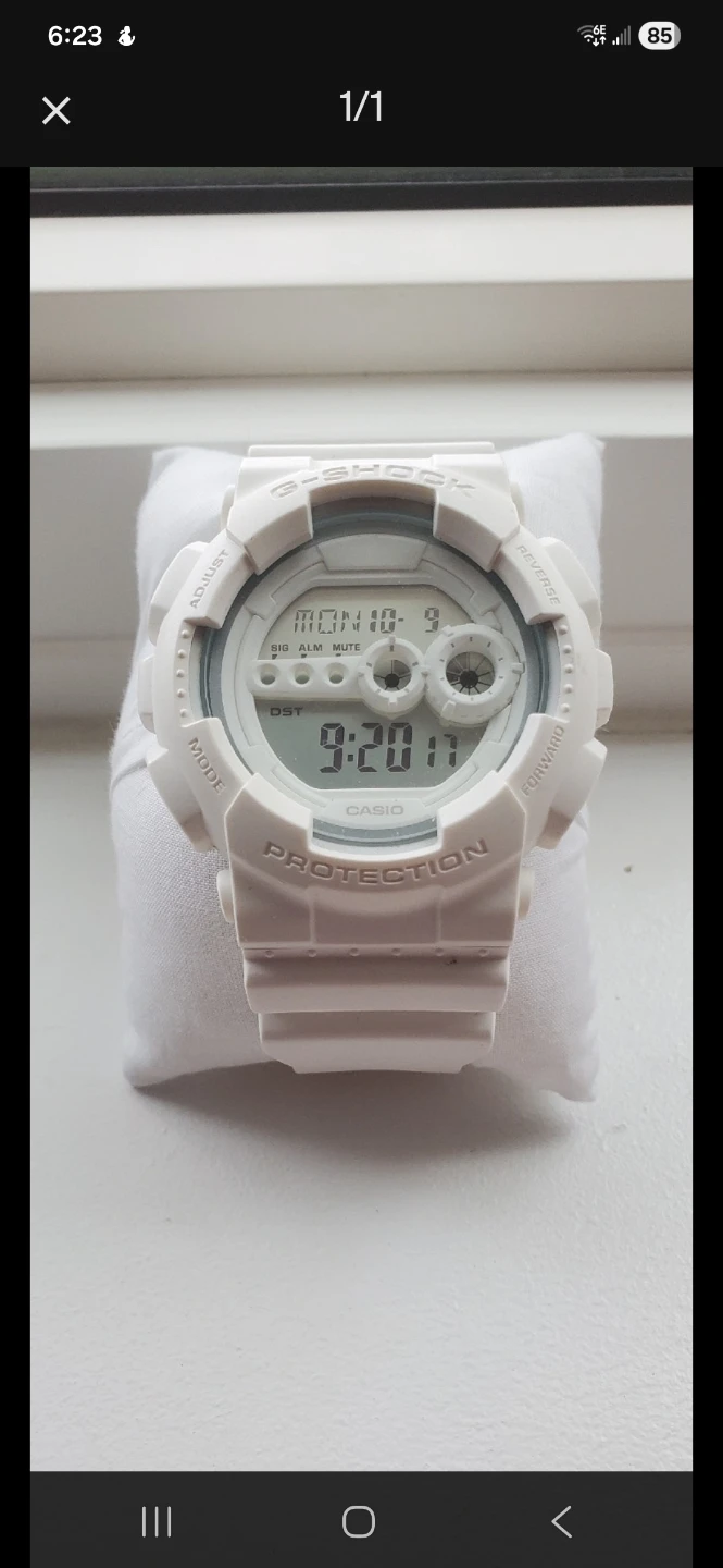 Casio G-Shock White Digital Watch