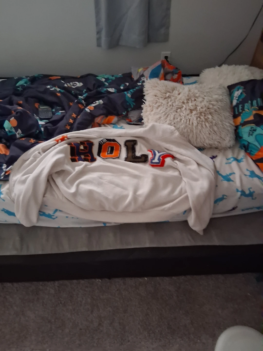 White 'HOLY' Graphic Sweatshirt