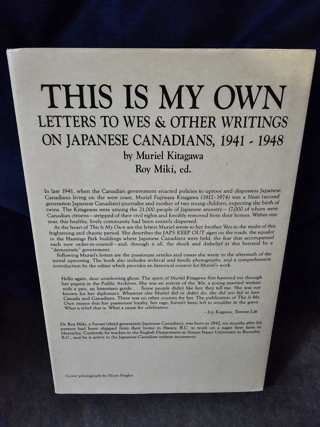 This is My Own: Letters to Wes & Other Writings - photo 3