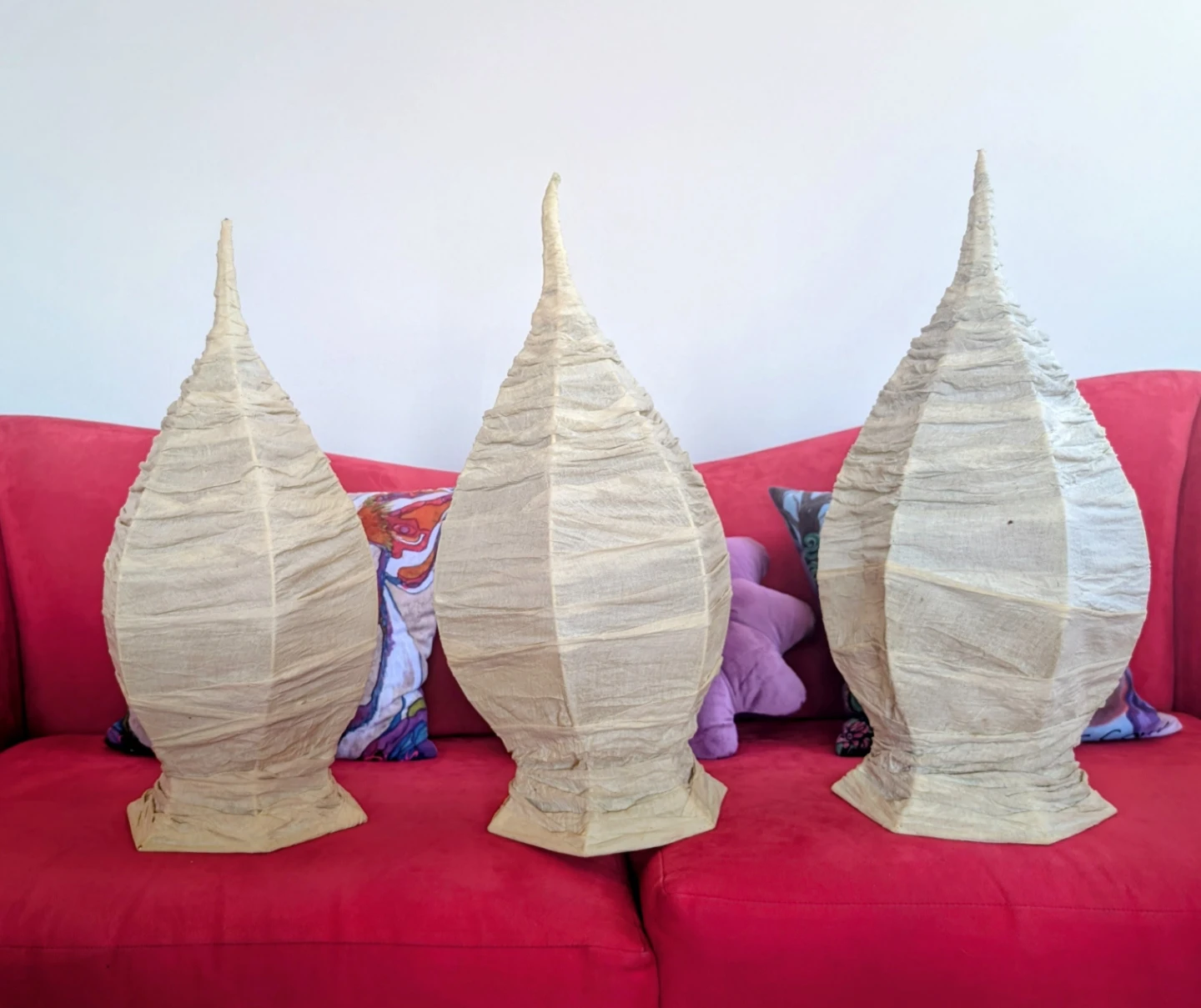 Set of 3 Unique Decorative Hanging  Lampshades