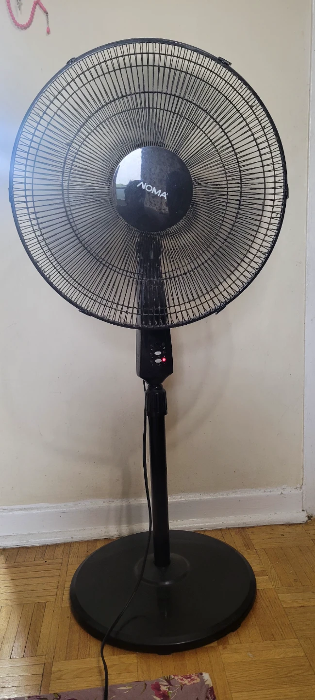 Noma Black Pedestal Fan - photo 2