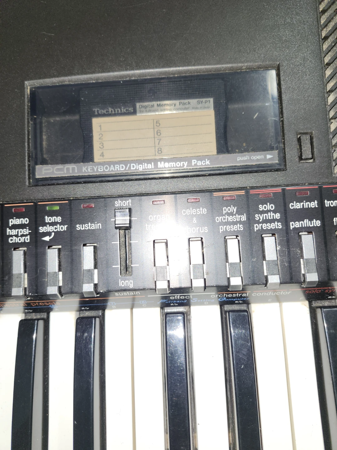Technics PCM Keyboard/Digital Memory Pack SY-P1 - photo 4