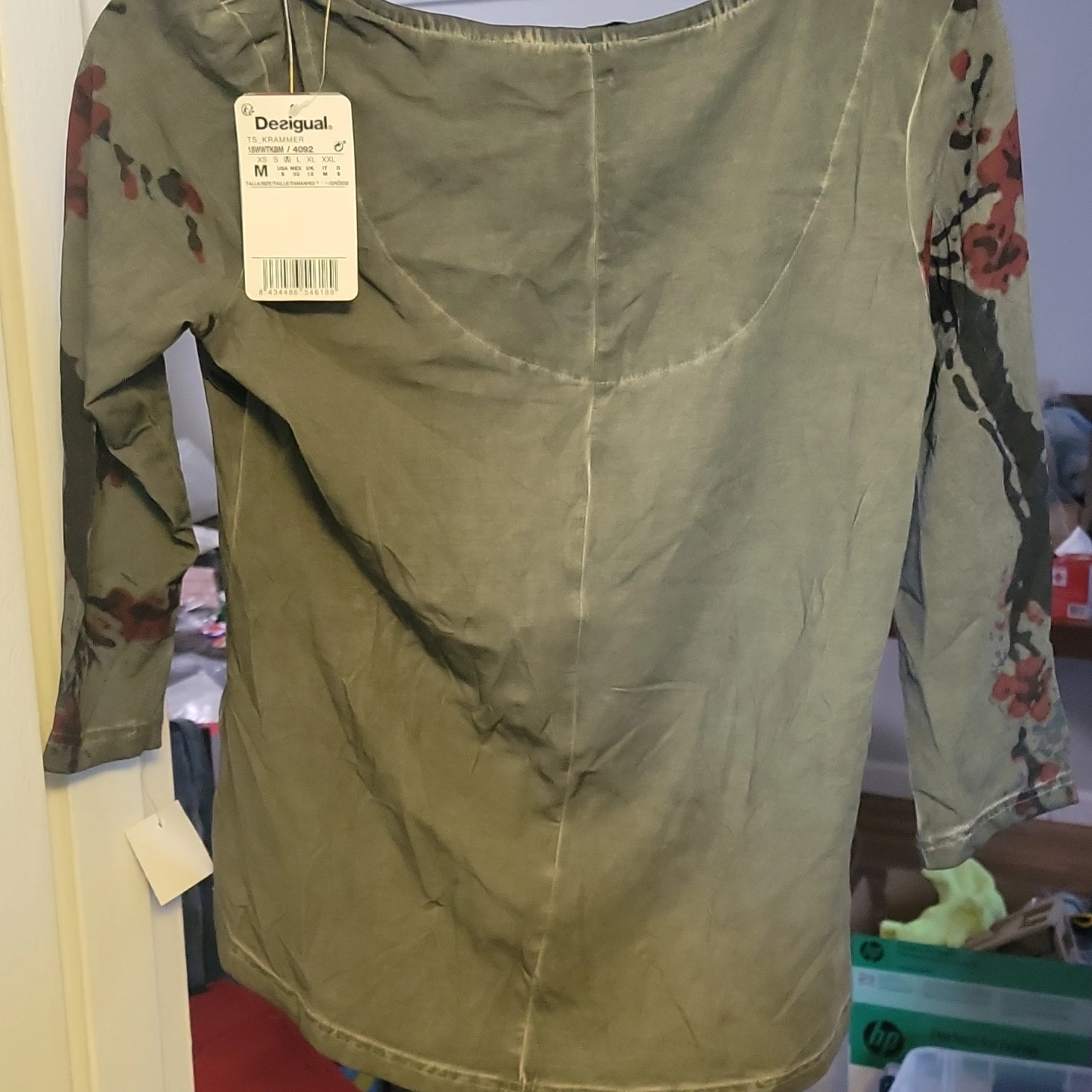 Desigual Women's Graphic Print Long Sleeve Top - Size M - photo 3