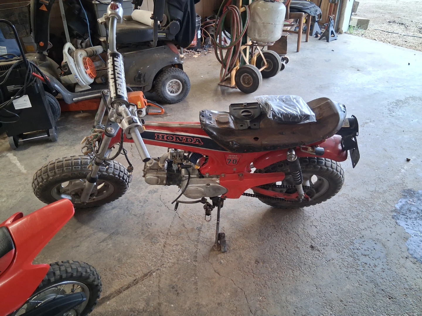 Honda CT70 Mini Trail Bike - photo 4