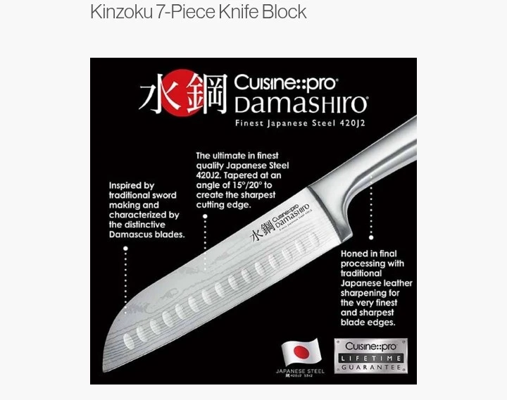 Cuisine::pro Kinzoku 7-Piece Knife Set - photo 4