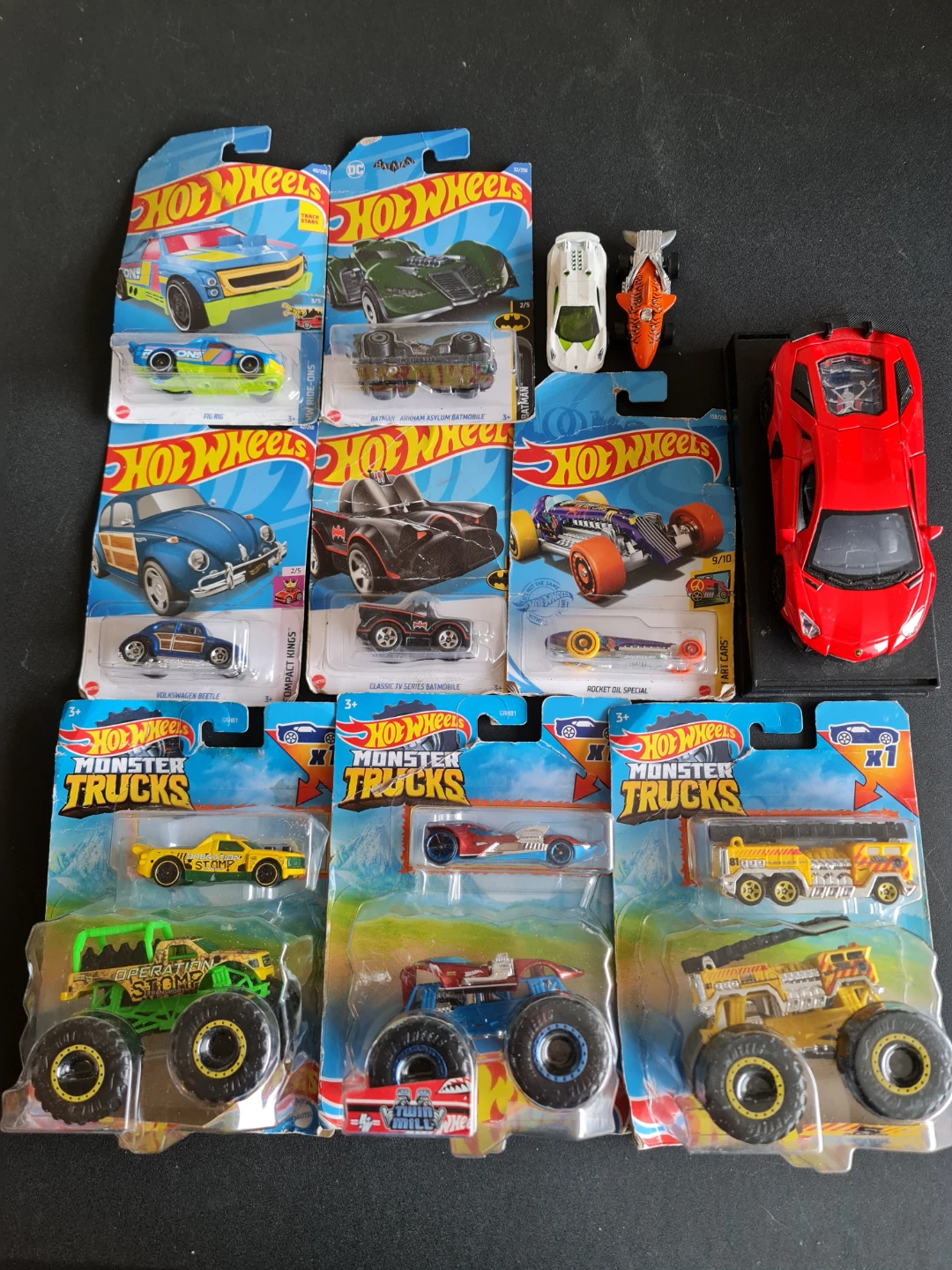 Hot Wheels Monster Trucks and Cars Lot