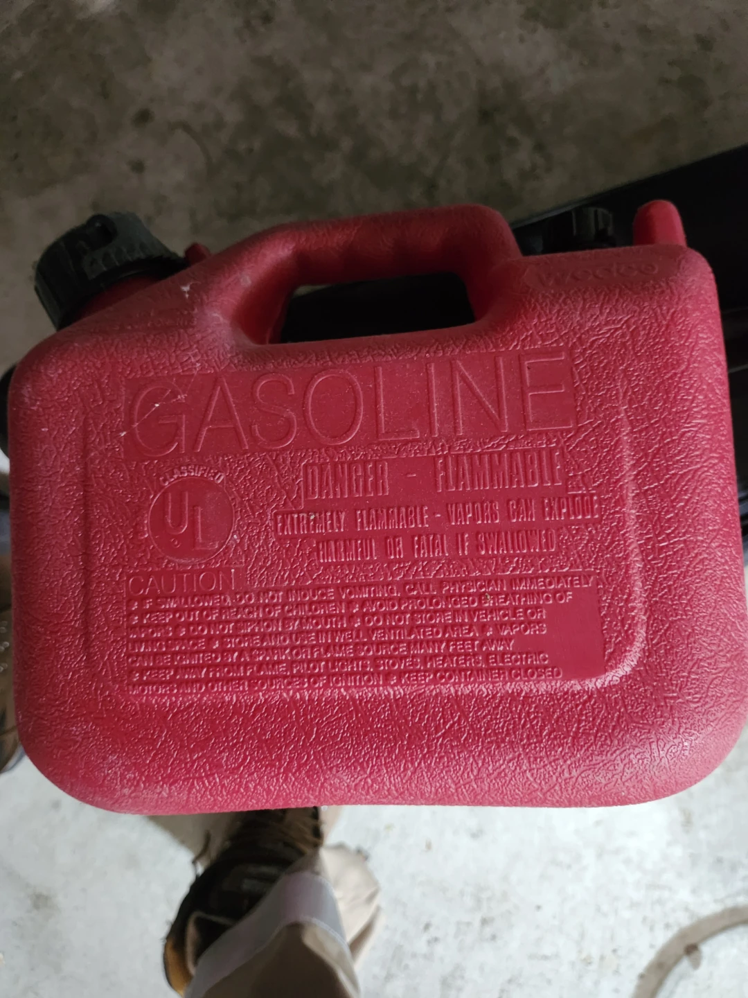 Red Gasoline Can